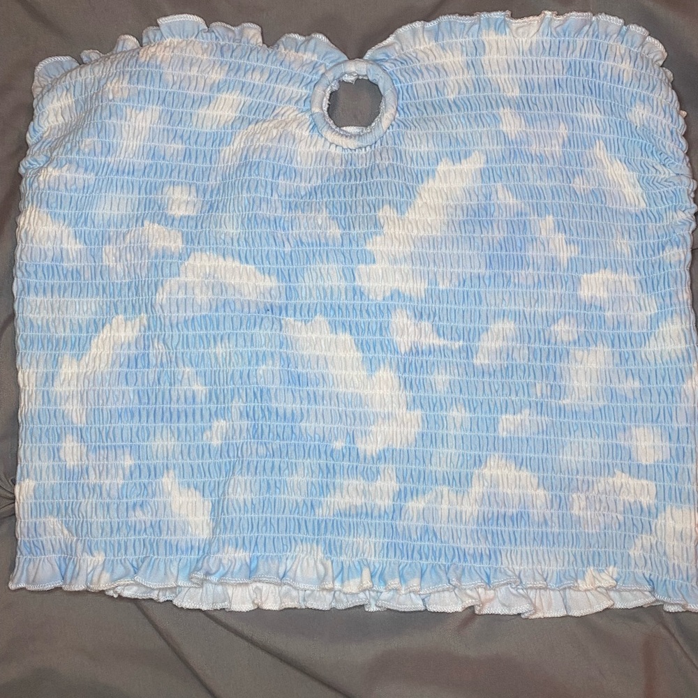 Sky Blue Tube Top